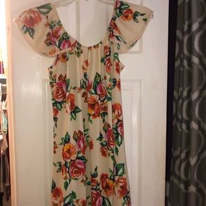 Off the shoulder dress